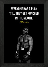Mike Tyson quotes Framed Wall