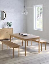 M&S solid oak 6 seater dining set NEW 
