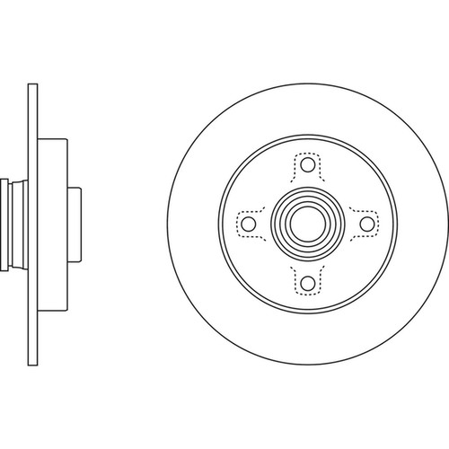 Brake discs solid - brake,