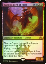MTG FOIL Rakdos, Lord of Riots