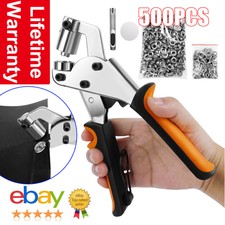 Eyelets plier grommet - grommet, fixing