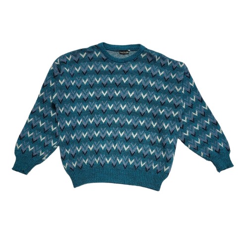 Silver horse blue - horse, knitted