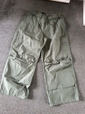 Ladies Wide Leg Baggy Green