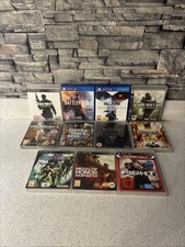 PS4 PS3 11 Game Bundle Joblot GTA V Skyrim COD 4 Mw3 123