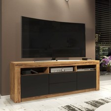 TV Stand 160cm Matt Dark Oak