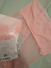1 pair of  pink  Worn ultra sheer  seamless tights see  thru  