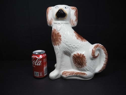 Wally dog pot - dog, staffordshire