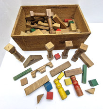 Vintage Wooden Building Blocks