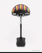 SPALDING X CRAYOLA 24" MOLDED ECO-COMPOSITE TELESCOPING YOUTH HOOP - MULTI