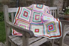 Hand Crochet Blanket - Vintage