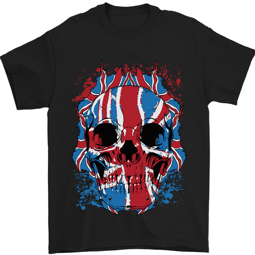 Union jack flag skull gym - union,