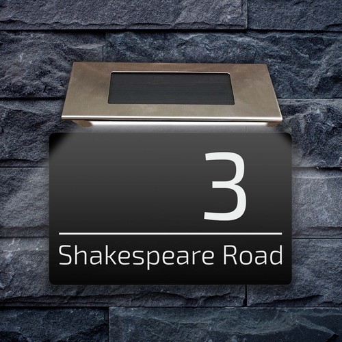 House number plaques - house,