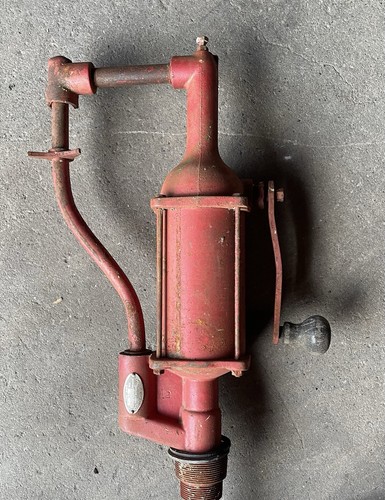 Antique gas oil pump - gas,