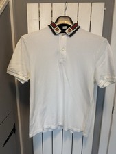 MENS WHITE GUCCI T SHIRT Size MEDIUM