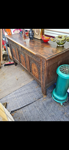 Antique carved oak - antique,