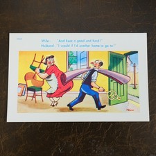 Vintage Postcard Comic, Carpet