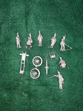 28mm French Napoleonic Cannon and 6 Crew Perry Miniatures