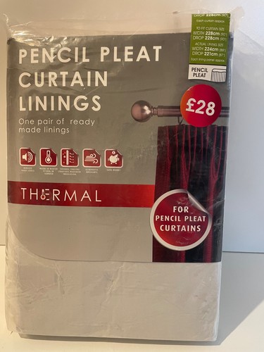 Dunelm ivory thermal - ivory, curtains