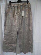 Marks & Spencer metallic gold