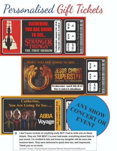 Concert event ticket gift - event, |