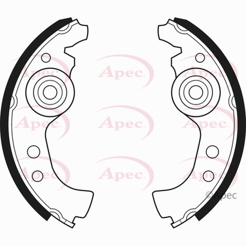 Brake shoes set for seat - shoes,