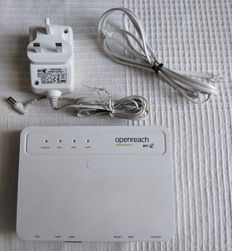 Openreach vdsl fibre modem - vdsl,