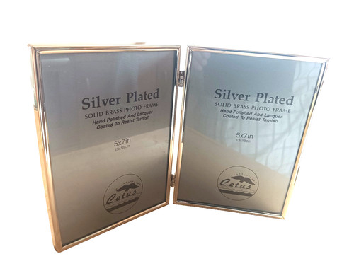 Letus silver plated brass pair - silver,