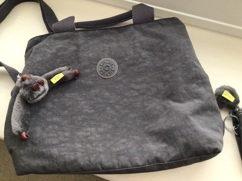 Grey kipling bag - grey, ex