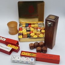 Assorted Vintage Dice Selection, incuding Poker Dice (H15)