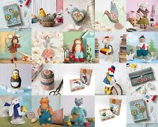 Wool Mix Felt MINI Craft Sewing Kit by Corinne Lapierre - 20 Different Designs