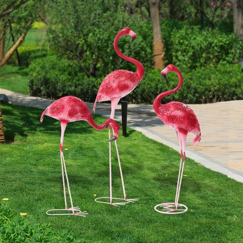 Pack flamingo garden statue - pack,