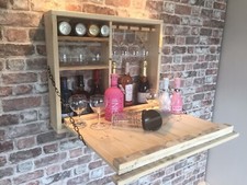 Wooden Hot tub Wall Hung Bar