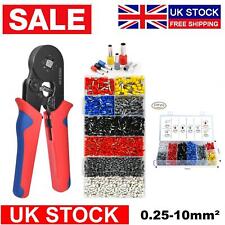 Cable Wire Electrical Terminals Ferrule Crimper Plier Crimping Tool Kit 1200pcs