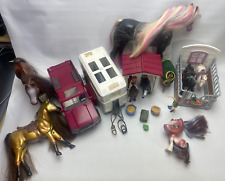 Schleich Horse Pick Up Truck And Horse Trailer complete with lots of accessories