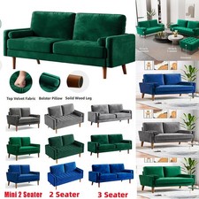 Modern 2 3 Seater Velvet Sofa