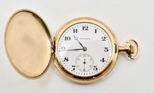 1916 Waltham 17 Jewel Hunting Gold Filled Pocket Watch#WATCH396