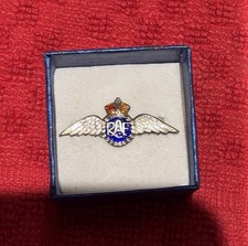 Silver and Enamel RAF Sweetheart Brooch In Super Condition See Photos