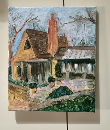 Oil painting canvas - painting,,