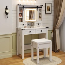 Farmhouse Dresser Makeup Table
