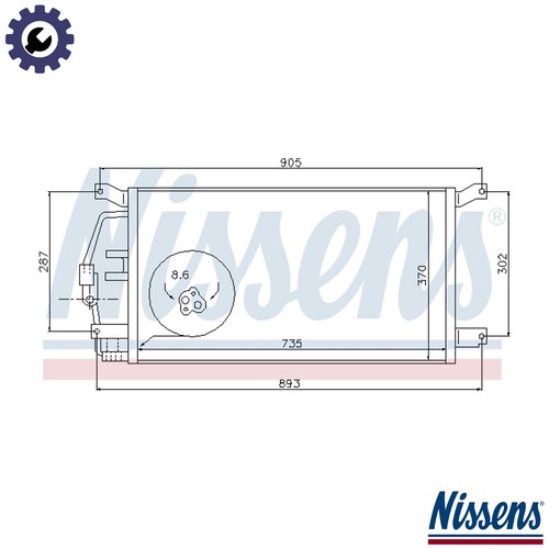 Condenser air conditioning - air,