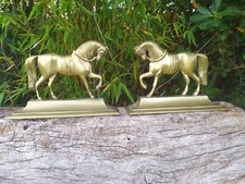 Fireplace trim pair of chenet