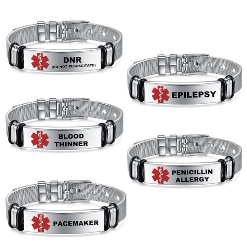Silver medical alert - medical,