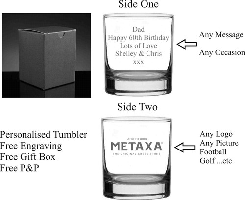 Personalised 10oz metaxa - personalised,