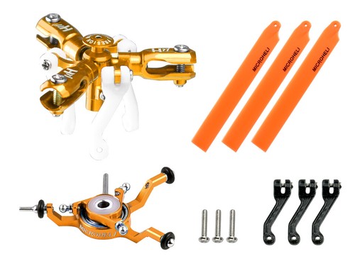 Microheli cnc triple orange - cnc,
