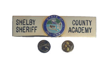 VTG SHELBY SHERIFF STATE OF INDIANA COUNTY ACADEMY BADGE / PIN