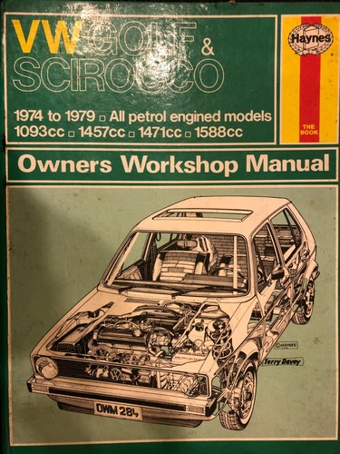 Golf scirocco mk1 - mk1, haynes