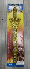 The Kings Weapon Sword Gold Kids Role Play Toy Fancy Dress Accessories Knight