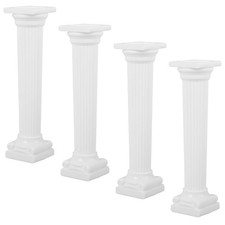  4 Pcs Wedding Cake Pillars Decorative Columns and for Decoration