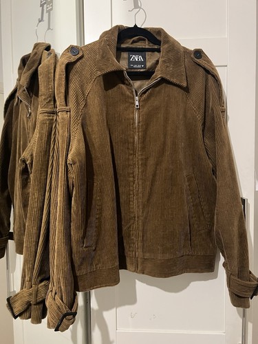 Zara brown corduroy basic - zara,