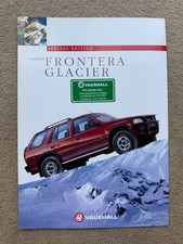 1995 Vauxhall Frontera Glacier Special Edition - Car Brochure (UK)